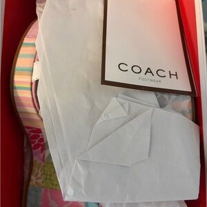 Coach Pastel Striped Slip-On Sandals - Pink, Mint, Yellow, Cream